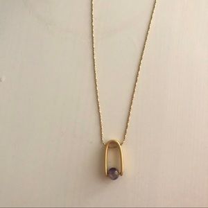 Madewell Resin Pinball necklace